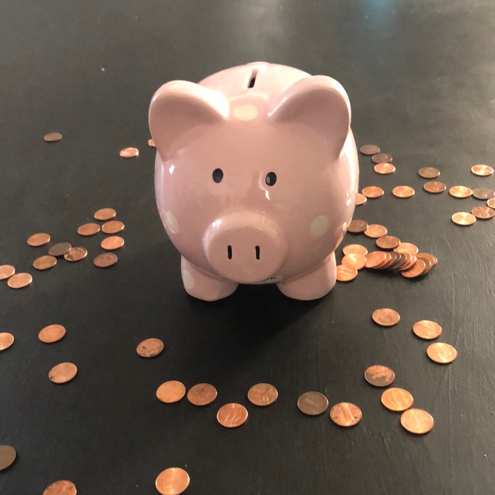 Elegant Baby Ceramic Piggy Bank